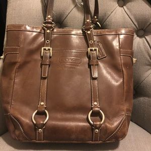 Coach Leather Shoulder Bag